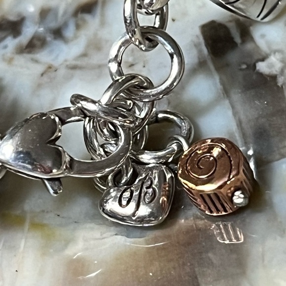 Brighton Silver Wide Panel Etched Bracelet - Picture 4 of 5